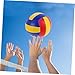 Gogogmee Portable Volleyball Game Blue Volleyball for Boys and Girls Teens Adults Soft Beach Ball for Practice