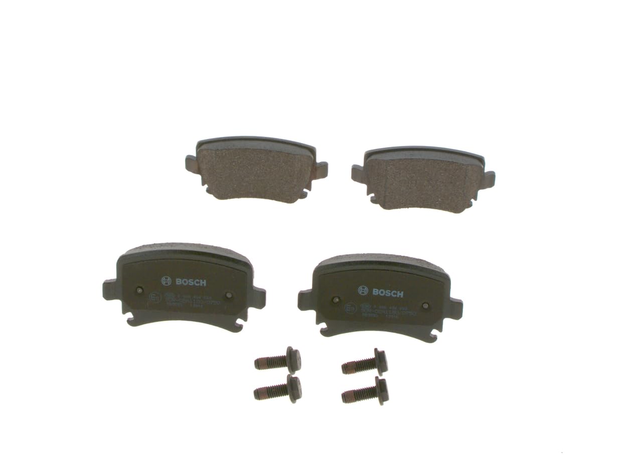 BOSCH Plaquettes de freins Arrière Épaisseur 16mm 0 986 494 053 Compatible avec VW Golf V 3/​5 portes 1K1 Golf VI 3/​5 portes 5K1 Touran I 1T1, 1T2 Scirocco III 137, 138 Caddy III Van 2KA, 2KH, 2CA, 2CH