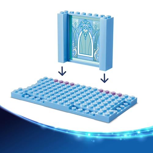 Image of LEGO ǀ Disney Frozen Elsa's Ice Castle & Snow Ride Adventure - Toy Building Set for Ages 4+ - 43281