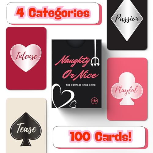 Jeu des couples Naughty or Nice : cartes démarreurs de conversation