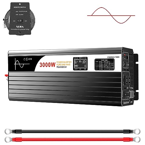 gdc-acRo[^[ 24v g 50 60؂ւ uԍő6000W,J[Co[^[,AC RZg×2 dE h zd LCDfBXv[ y Rt,{戵z (LCD DC24Vi͈20V-3