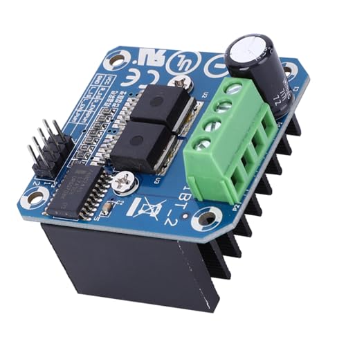 Módulo de accionamiento de Motor, 43A Placa de Controlador de accionamiento de Motor Controlador de Alta Potencia Módulo de Controlador de automóvil Inteligente Componentes eléctricos,módulo