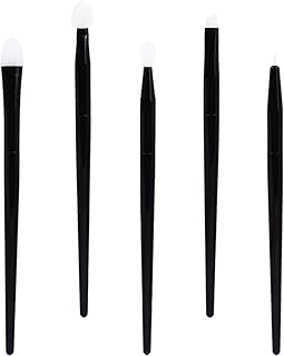 Silicone Makeup Brush Set 5pcs Portable Eyesh...