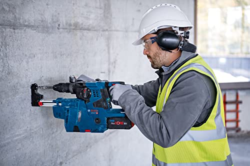 Bosch Professional 18V System Akku-Bohrhammer GBH 18V-28 CF (mit SDS plus, 3,3 J Schlagenergie, inkl. Schnellspannbohrfutter, 2x 8.0Ah ProCORE-Akku, Ladegerät, 3 Betriebsmodi, in L-BOXX) – Bild 5