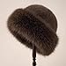 Faux Fur Bucket Hat Women Cute Faux Mink Fisherman Cap Furry Plush Ushanka Cap Fluffy Warm Winter Snow Hats Outdoor