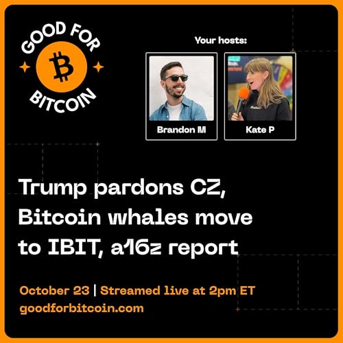 Trump pardons CZ, Bitcoin whales move to IBIT, State of Crypto from a16z