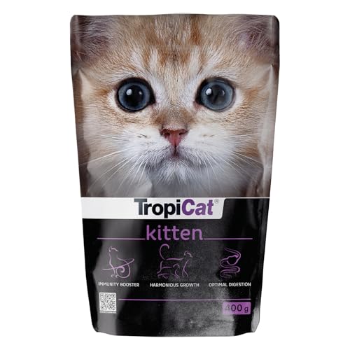 Alimento completo premium per giovani gattini con pollo con prebiotico