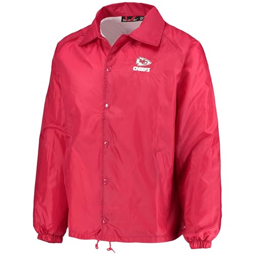 Image of Men's Royal Buffalo Bills Coaches Classic Raglan Full-Snap Windbreaker Jacket