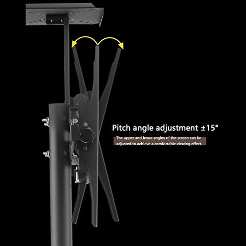 Soporte universal para TV de mesa móvil ajustable 37-60 pulg miniatura 4