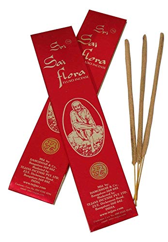 Wooden Sri Sai Flora Agarbatti Hand Rolled Indian Lord Incense Sticks