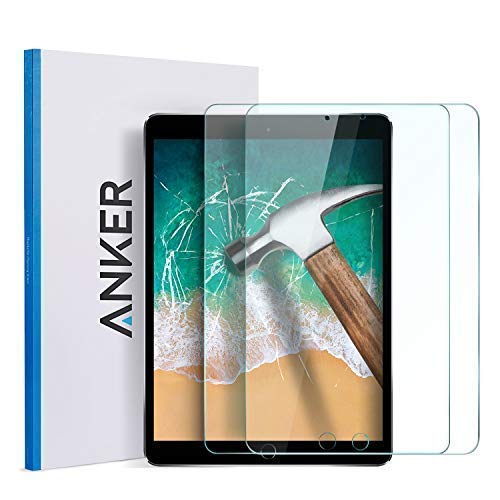 iPad Pro 10.5'' Screen Protector (2 Pack), Anker Tempered Glass Screen Protector iPad Air 10.5 inch (2019) - Retina Display/Apple Pencil Compatible/Scratch Resistant …