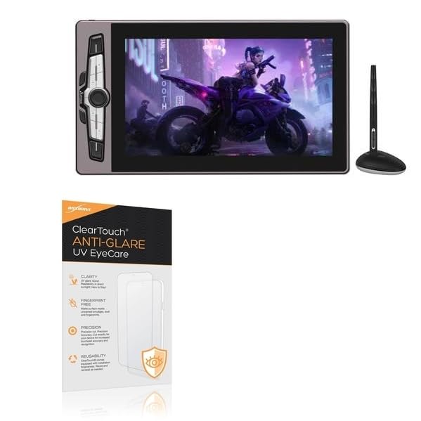 BoxWave Screen Protector Compatible With Artisul SP1603 - ClearTouch Anti-Glare Anti-UV EyeCare (2-Pack), Filters out Harmful Blue Light Reduce Fatigue