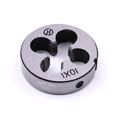 ATOPLEE 1pc HSS M10 X 1.0mm Metric Right Hand Thread Die for Mold Machining