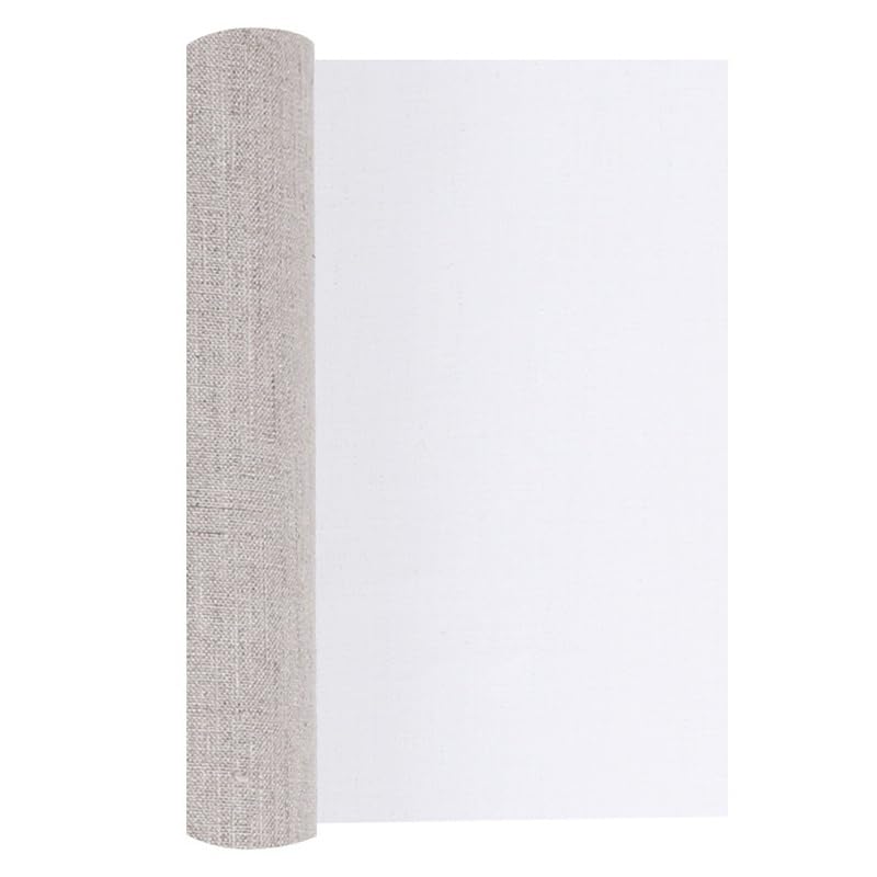 Rotolo Tela,Tela Per Dipingere Rotolo Professionale Blank Canvas for la strato di pittura Acrilico Pittura a olio di tela Biancheria in tela Art Forniture for artisti 3.0m One Roll(3.0M long width 68c