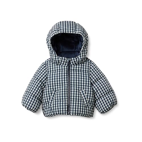Image of Amazon Essentials x Sofia Grainge Babies, Toddlers, and Boys' Water-Resistant Hooded Puffer Jacket
