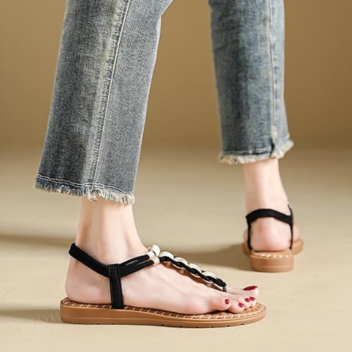 Chanclas de gladiador elásticas y sandalias veraniegas para mujer 7