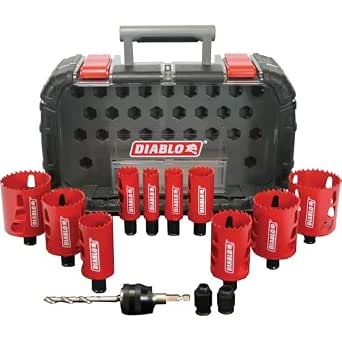 Diablo General Purpose Bi-Metal Hole Saw Set - Fits Snap-Lock Plus System