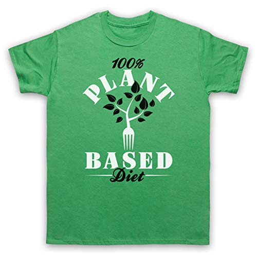 T-shirt vegan pour homme en coton imprimé style végétarien veggie