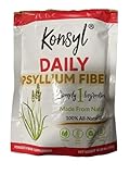 Konsyl Daily Psyllium Fiber - Non-GMO, Vegan, Keto-Friendly, Fiber Supplement Powder - Supports Digestive Health - 300g / 10.58 oz (Pack of 01)