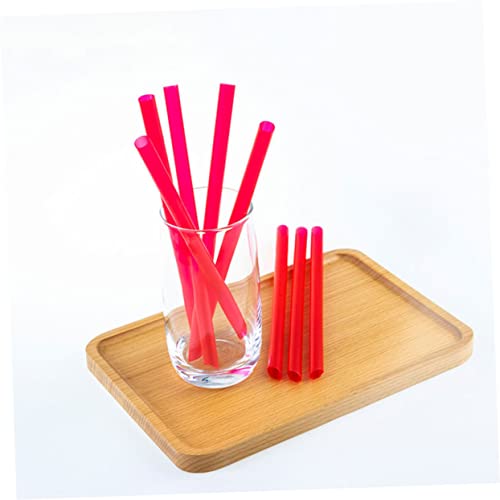 300 pitillos plásticos desechables de 16 cm para fiesta miniatura 4