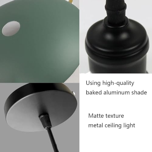 Lámpara de araña de estilo nórdico gris para salón y sala de estudio 3