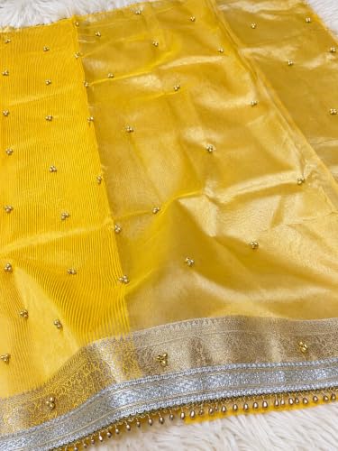 THREADS GALLERY tissue ghungroo saree – image 5