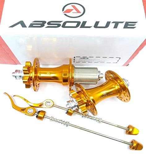 Par De Cubos Absolute Prime 32f Rolamento 9mm Dourado Disco