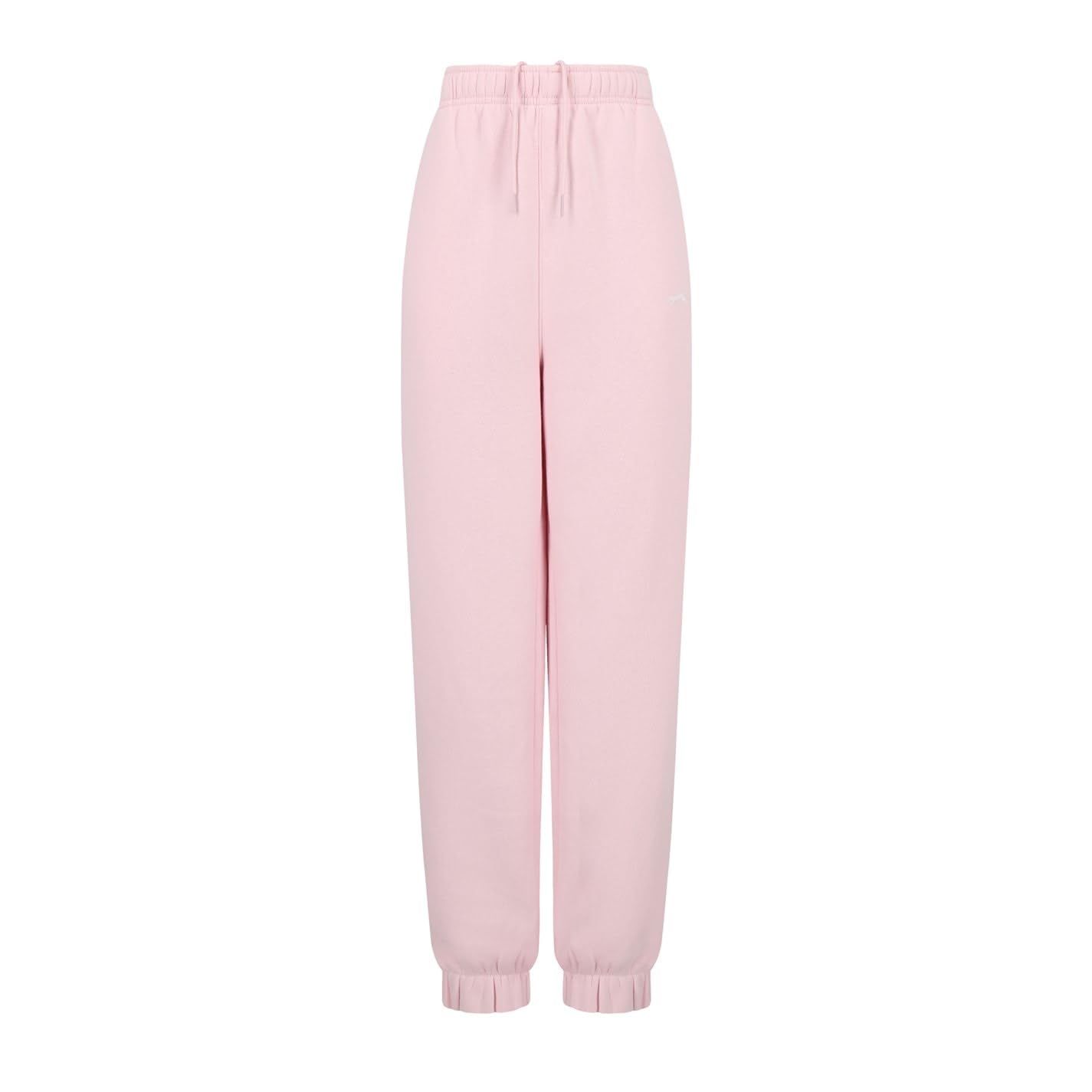Slazenger Womens Closed Hem Fleece Pants Baby Pink XS