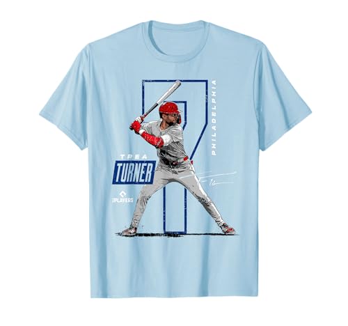 Trea Turner | Philadelphia Baseball Players | MLBTUR3002 T-Shirt