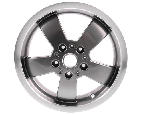 2EXTREME Felge Alu hinten Sondermodell 70 Jahre kompatibel mit Vespa GT 3.00x12 grau poliert 12 Zoll Rad