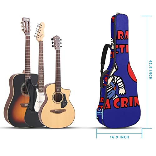 Étui rembourré pour guitare classique acoustique Motif chien, Multicolore 04, 42.9×16.9×4.7 in, Organiseur de sac - Les Beatles, Paul McCartney, John Lennon, RIngo Starr, George Harrison Étui rembourré pour guitare classique acoustique Motif chien, Multicolore 04, 42.9x16.9x4.7 in, Organiseur de sac – Image 6