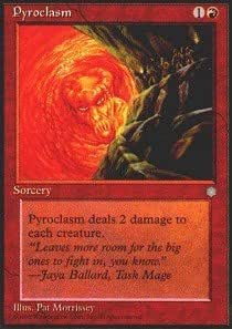 Amazon.com: Magic The Gathering - Pyroclasm - Ice Age : Toys & Games