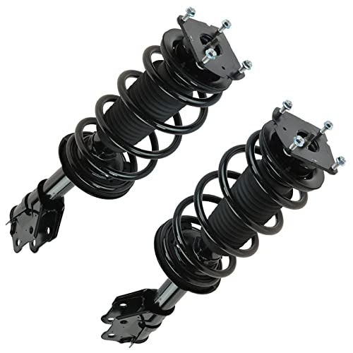 Image of TRQ Front Driver and Passenger Side Strut and Spring Assembly Set Loaded Compatible with 11-14 Ford Edge 11-15 Lincoln MKX