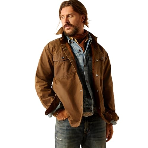 Ariat Men's Yellowstone Herder Waxed Shirt Jacket