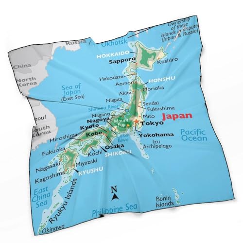 Maps of Barbados Head Scarf,Bandanas for Women Shawl Silk Scarf Hair Band Hair Accessories,wristband3