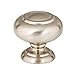 Atlas Homewares A610-BRN 1-1/4 in. (32mm) Victoria Collection Knob, Brushed Satin Nickel