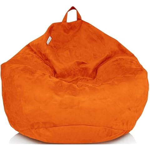 Delmach Bean Bag Stuffed Animal Storage Or Cover | No Filler | Extra Large | for Adults Or Kids | Double Stitched | Durable Zipper | Premium Microsuede Cover