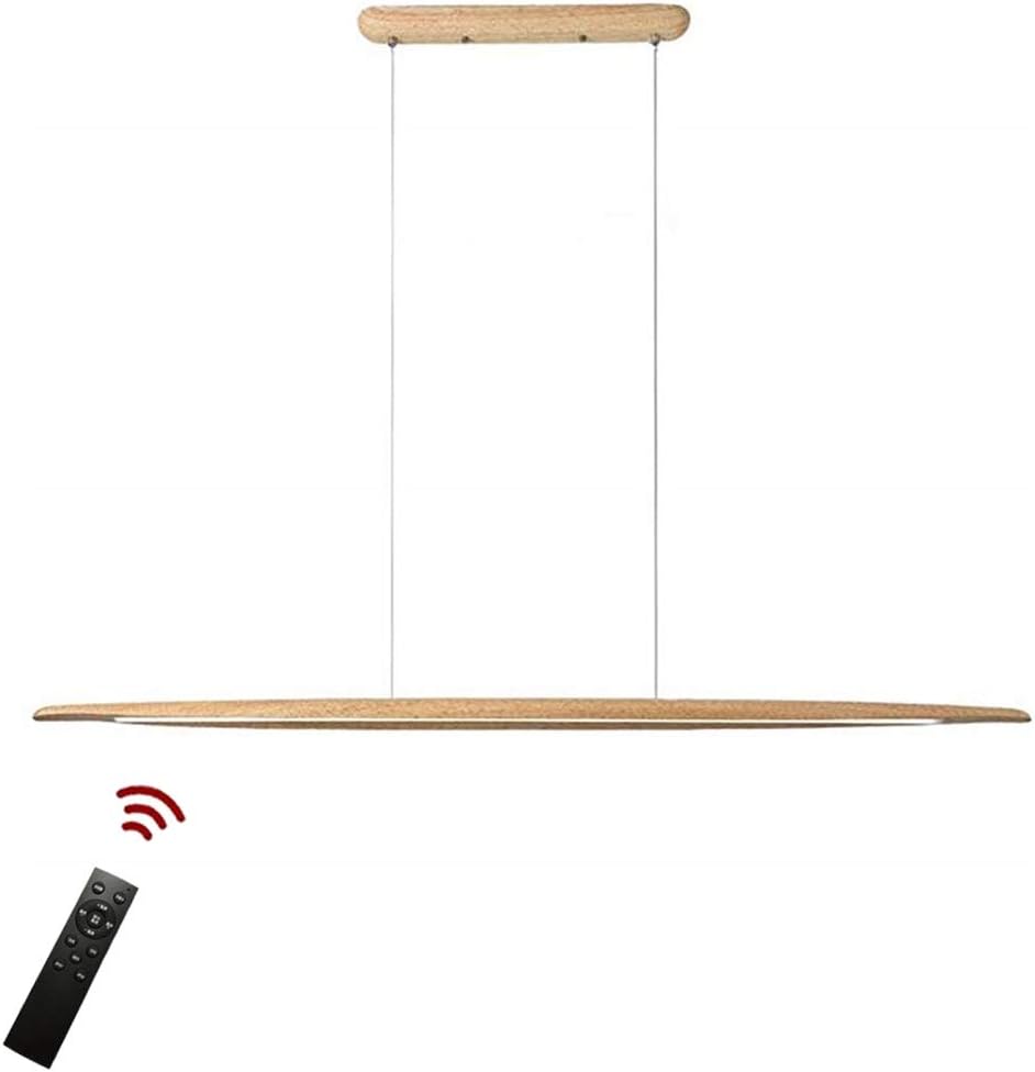 JINWELLModern Design Pendant lamp LED Pendant lamp Made of Wood Pendant lamp dimmable Pendant Lamps Height Adjustable Chandelier Dining Room Bedroom Interior lamp Decorative Lighting 130cm x 6.5 cm