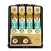 Anl Block, Anl Holder Block, Niiyen Mini Anl Holder 0 2 4 Gauge in 4 6 8 Gauge Out 60 Amp Distribution Block for Car Truck Boat Audio Stereo Amplifier (4 Way)