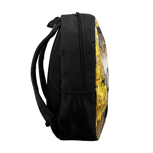 Sac d'école de mode 17 pouces avec finitions soignées imprimé chat - 3