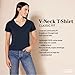 Amazon Essentials Women's Classic-Fit 100% Cotton Short-Sleeve V-Neck T-Shirt (Available in Plus Size), Pack of 2, Light Grey Heather/Bright Pink, XX-Large