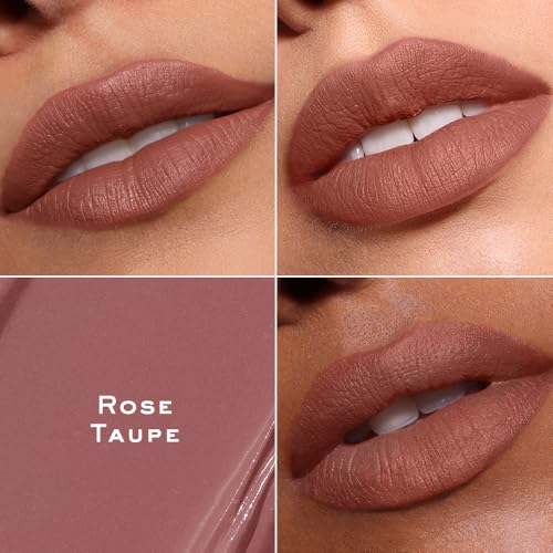 Image of Kiro Velvet Souffle Soft Matte Liquid Lipstick - Rose Taupe, 5ml | Hydrating, Weightless Mousse Texture | High-Pigment, Long-Lasting Matte Finish | Hydrating, Weightless Mousse Texture, High-Pigment, Long-Lasting Matte Finish