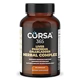 CORSA365 Liver Pancreas Gallbladder Herbal Complex - Liver Cleanse Detox & Repair Digestive Health - Supplement To Boost Metabolism - Gallbladder Formula Herbal Supplement for Men, Women - 60 Capsules