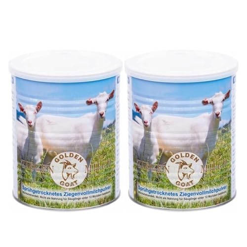 Leche en polvo de cabra dorada Golden Goat de Bambinchen, paquete de 2 (2 x 400 g)