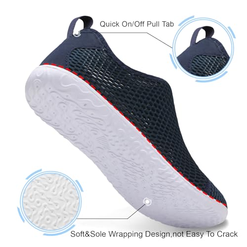 Image of Spesoul Womens and Mens Water Shoes Breathable Quick Dry Soft Barefoot Aqua Socks for Hiking Swim Beach Surf Yoga Sport