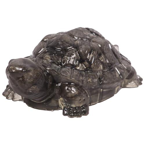 Image of Pyrite Turtle for Good Luck | Natural Pyrite Crystal Vastu Kachhua for Protection, Stability & Positive Energy, Home Decor, Office Desk & Housewarming Gift