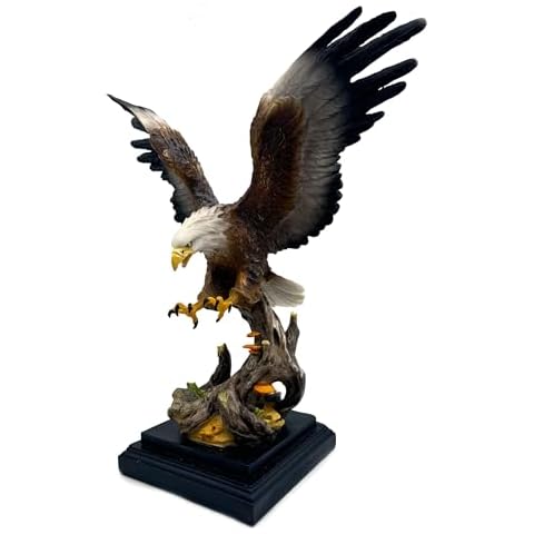 DESHINTKE Large Eagle Resin Statue Cover