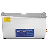 Autovictoria Limpiador Ultrasónico Profesional 30 Litros Limpiador con Pantalla Digital para limpiar Piezas Metálicos Joyas/Reloj/Gafa/Moneda Máquina De Limpiador Por Ultrasonido