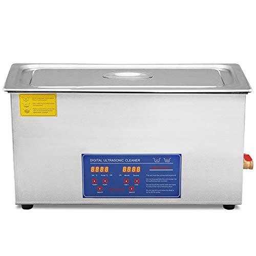 Autovictoria Limpiador Ultrasónico Profesional 30 Litros Limpiador con Pantalla Digital para limpiar Piezas Metálicos Joyas/Reloj/Gafa/Moneda Máquina De Limpiador Por Ultrasonido Cover
