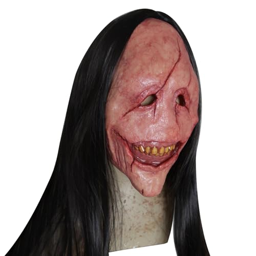 Masque d'Halloween effrayant pour éviter le maquillage de démon complexe